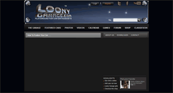 Desktop Screenshot of loonygarage.com